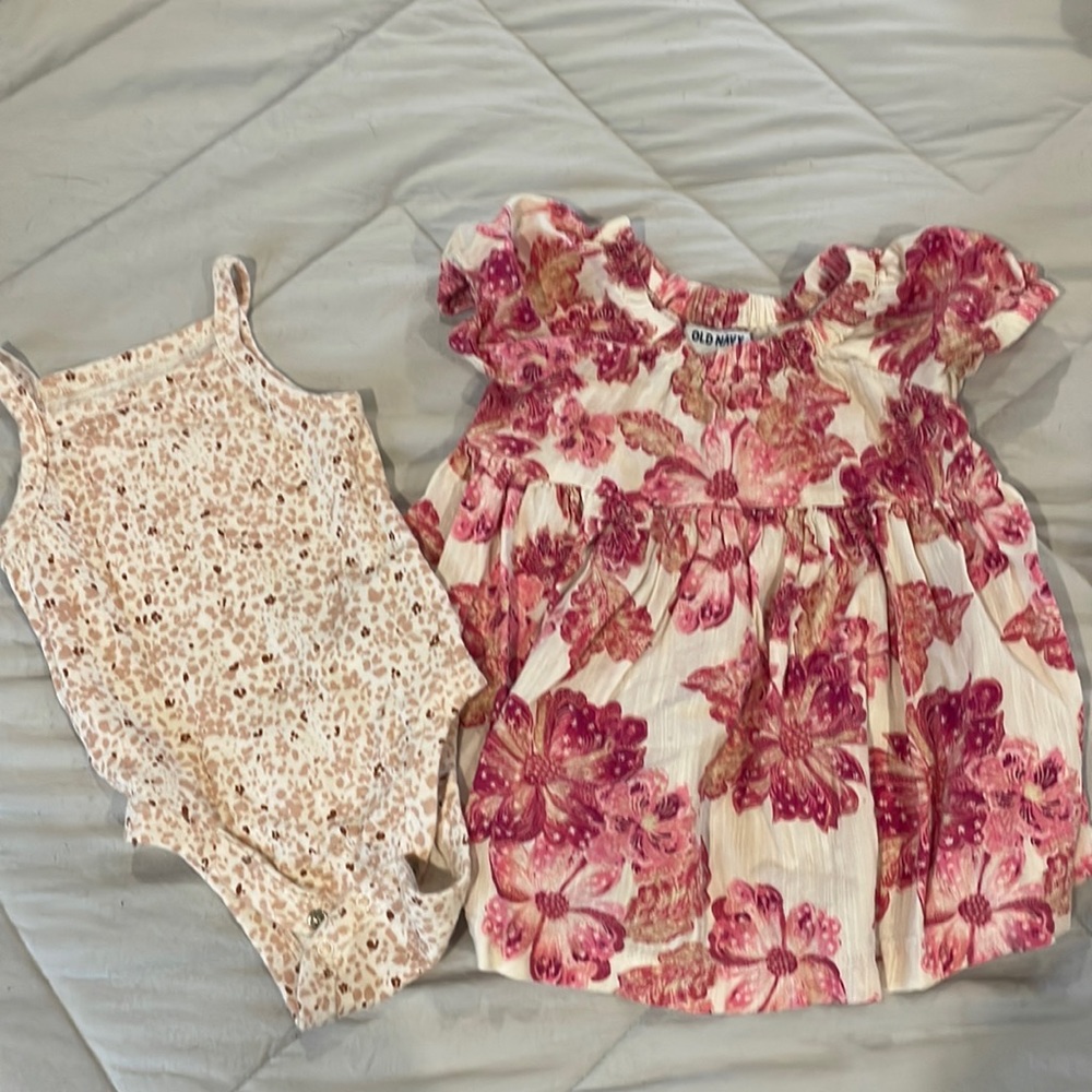 Old Navy Dress and Onesie